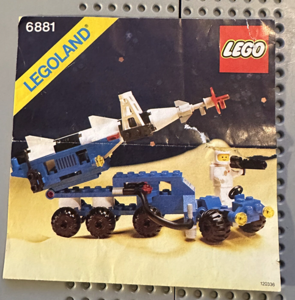 6881., Classic Space Lunar Rocket Launcher