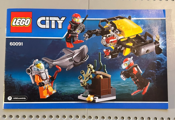 60091., City Tiefseetaucher Starter Set