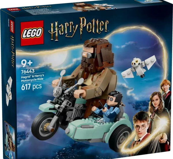 Lego 76443.., Harry Potter, Hagrid & Harry´s Motorcycle