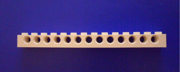 Technik Lochbalken, 1x14, 32018, weiß