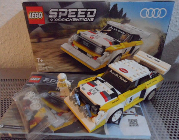 Lego 76897, Speed Champions, 1985 Audi Sport quattro S1