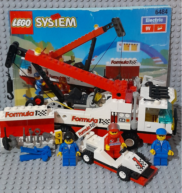 Lego 6484, F1 Hauler / Abschlepptruck, 9V Motor + Licht