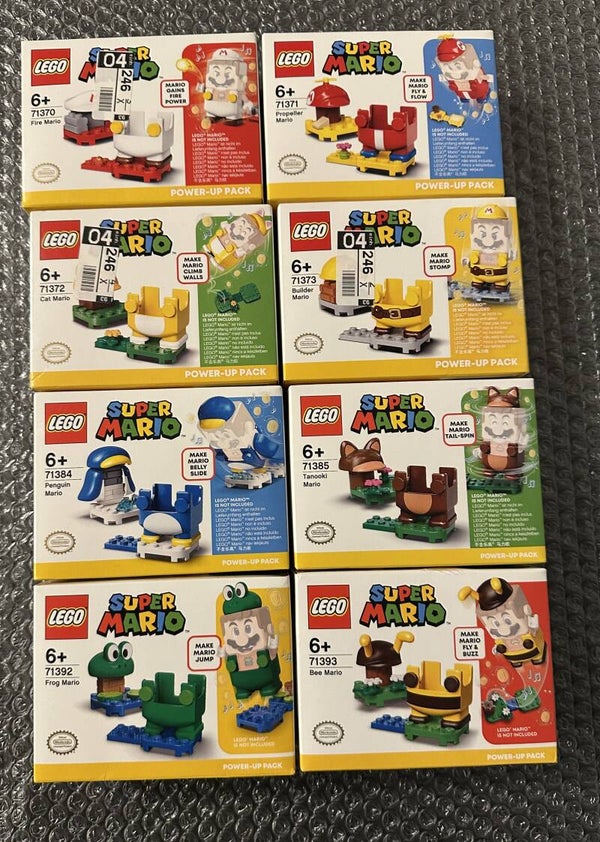 Lego SM Super Mario Bundle Anzüge 8 verschiedene