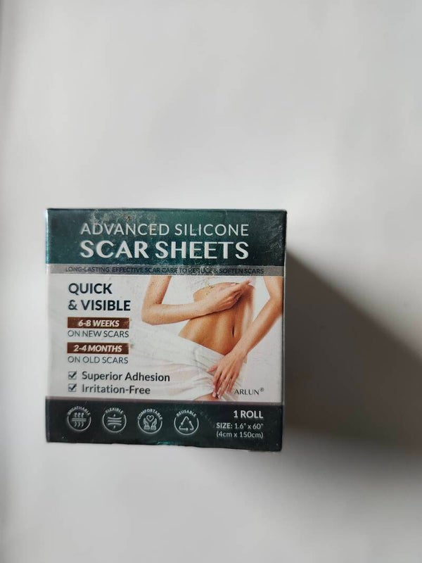 Feuilles de.silicone pour cicatrice