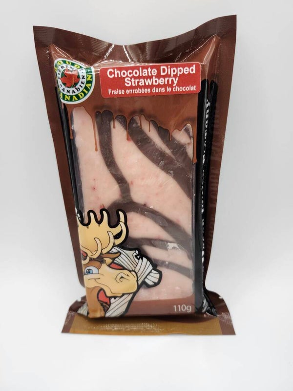 Barre fudge fraise et chocolat