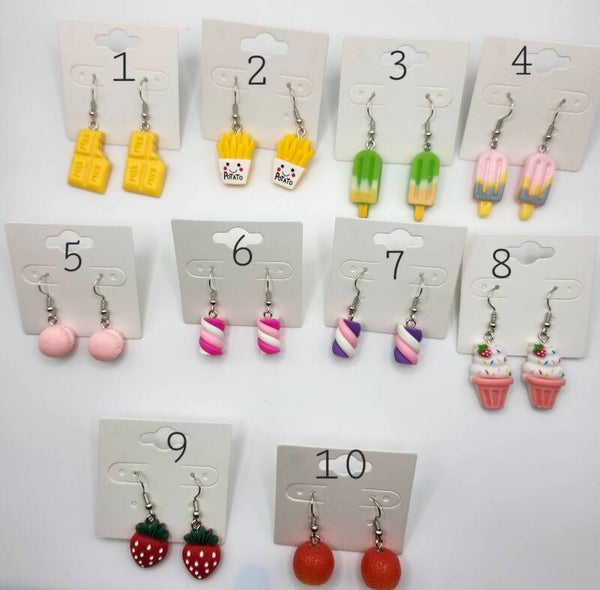 Boucles d"oreilles nourriture