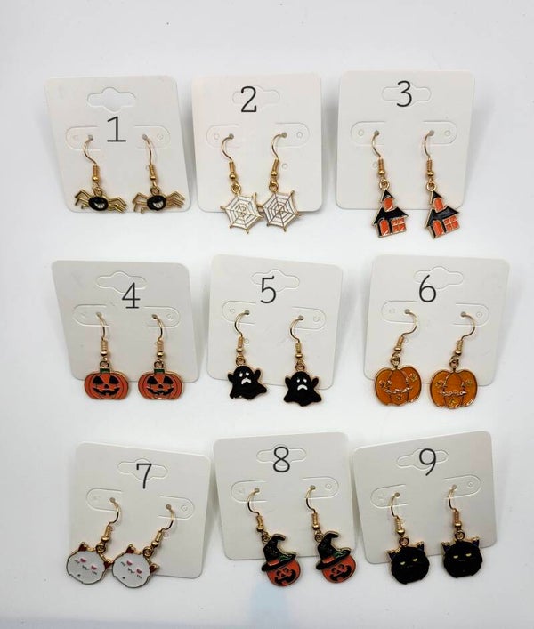 Boucles d'oreilles Halloween