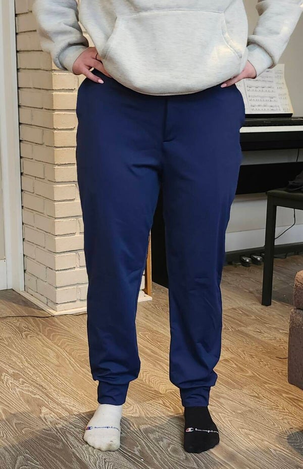 Pantalon marine femme