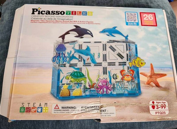 Magnétique; aquarium marin
