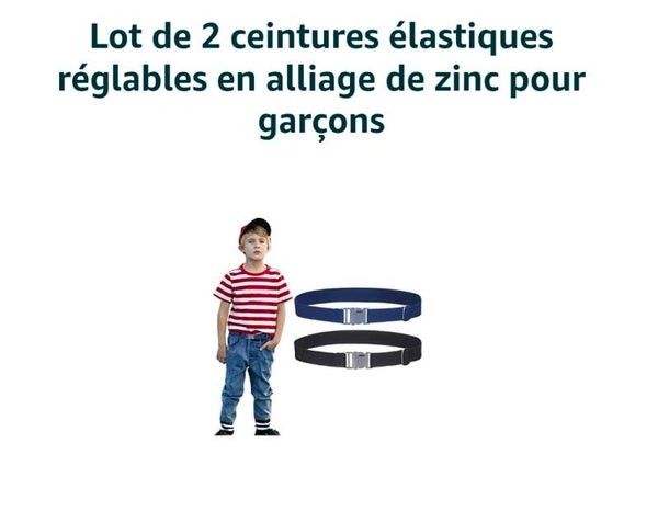 Ceintures pour jeune garçon