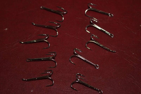 Treble Fly Hooks Silver