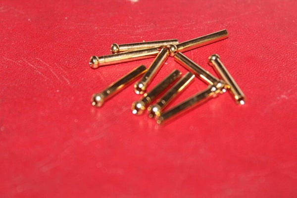 Bead Headed Brass Tubes