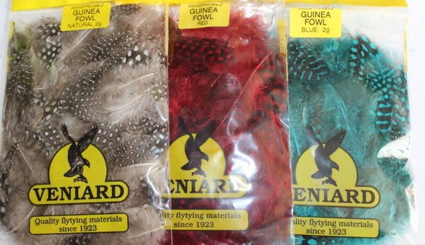 Veniard Dyed Guinea Fowl Body Feathers