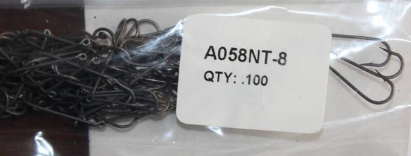 100 Eagle Claw A058NT Dry Fly Terrestial Hooks