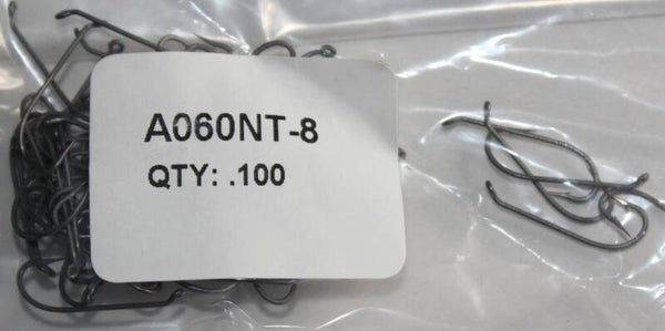 100 Eagle Claw A060NT Nymph Small Lure hooks