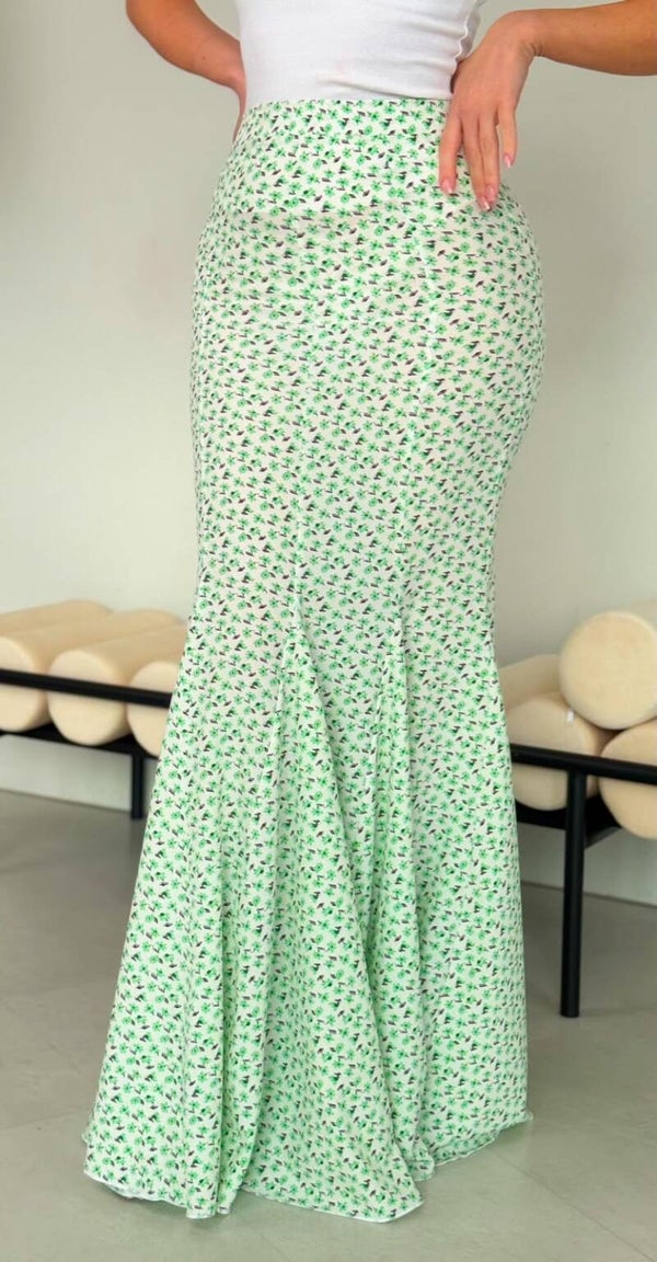 Maxi Skirt Flowers