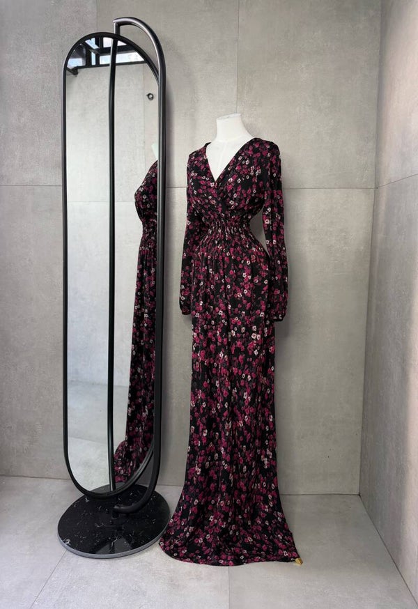 Maxi Dress long-sleeved