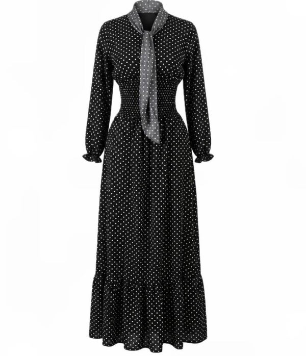 Maxikleid mit Kopftuch