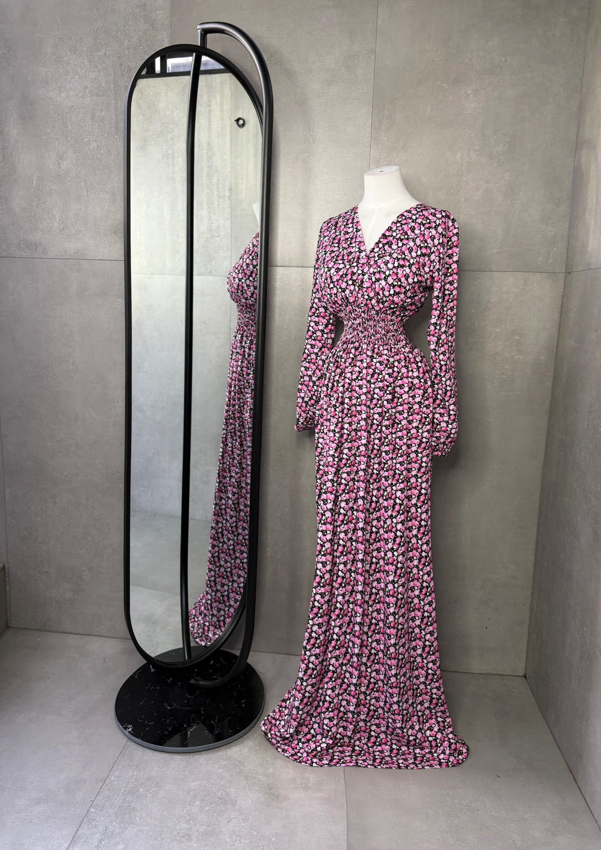 Maxi Dress long-sleeved