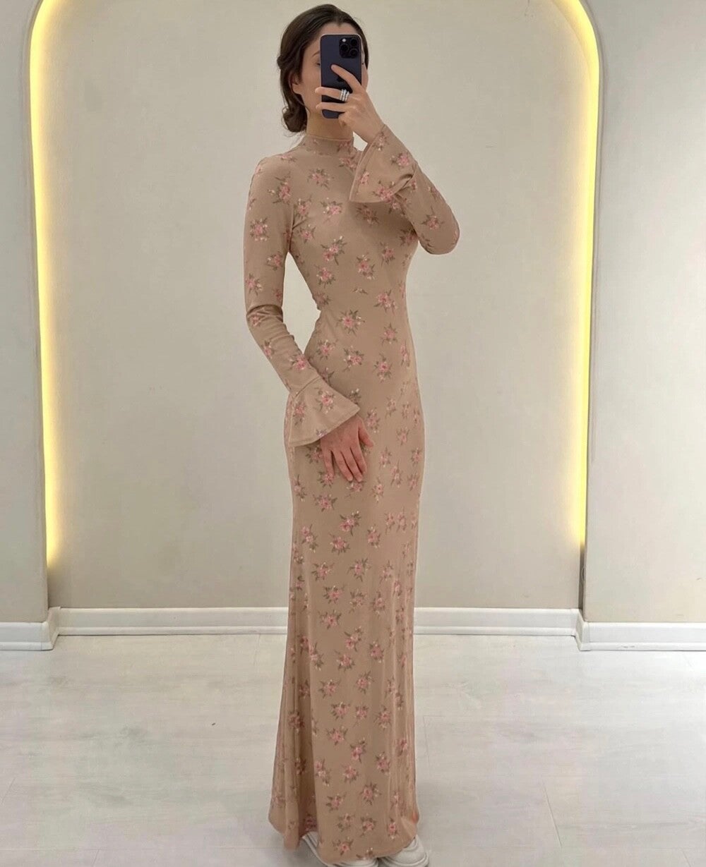 Maxidress with corset