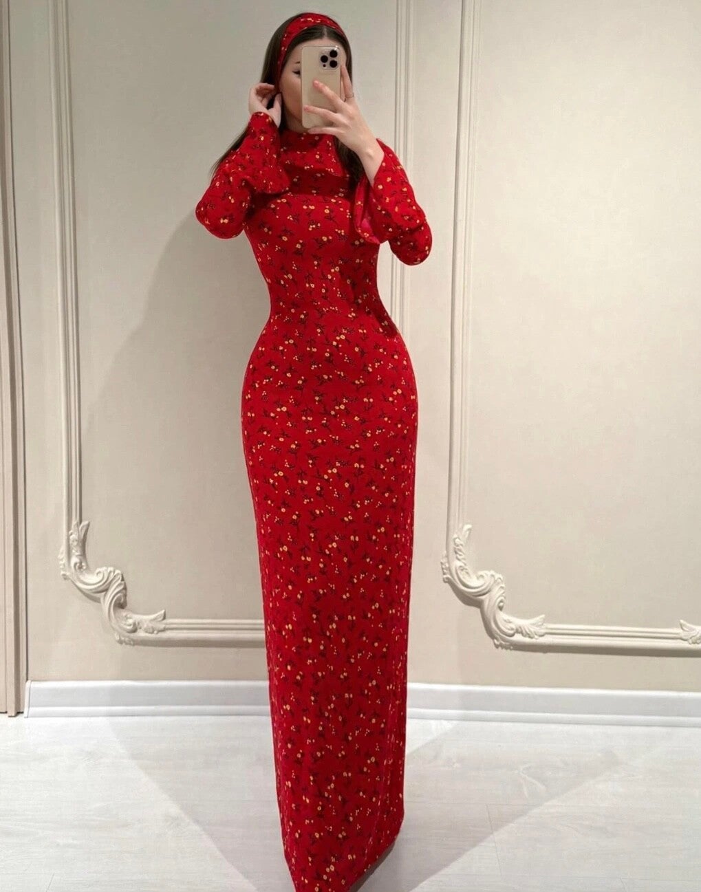 Maxidress with corset