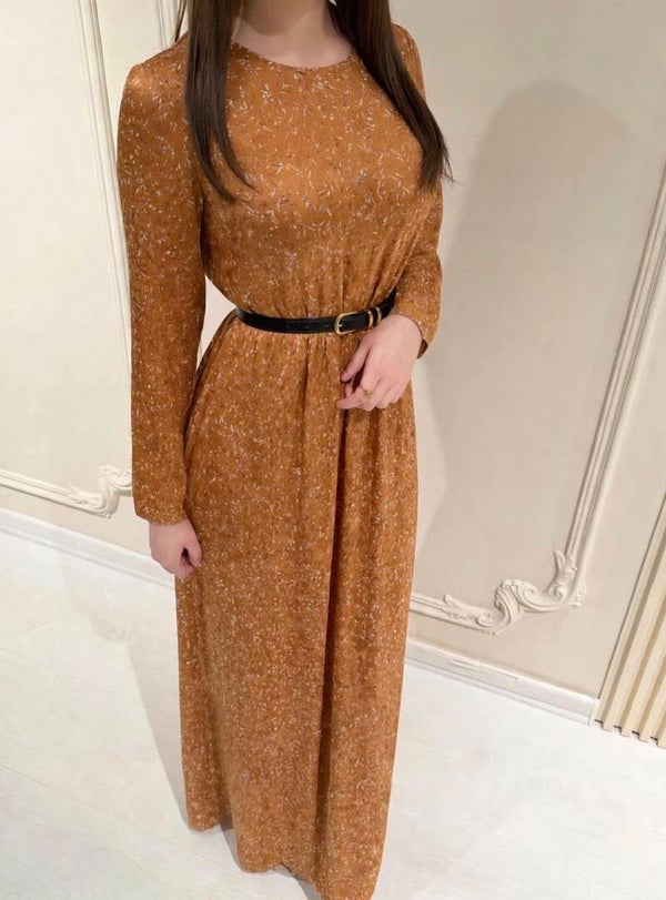 Satindress flowered