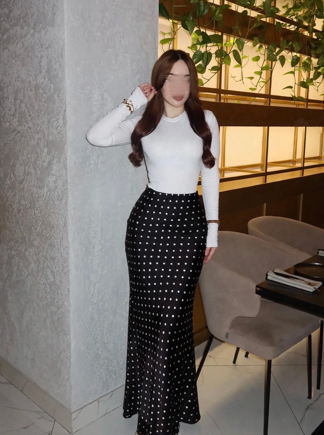 Maxi Skirt Satin