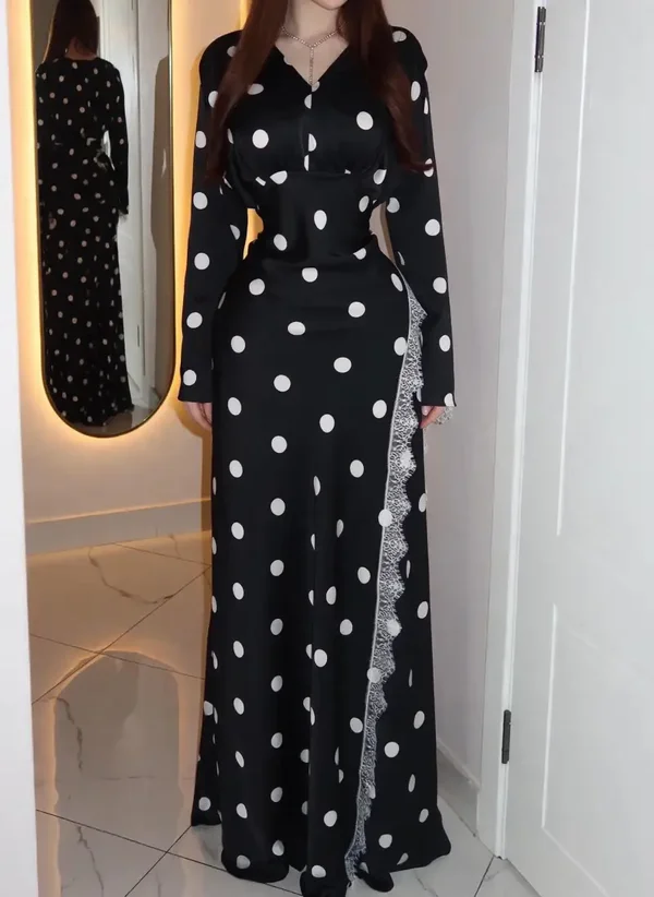 Dress With Scarf