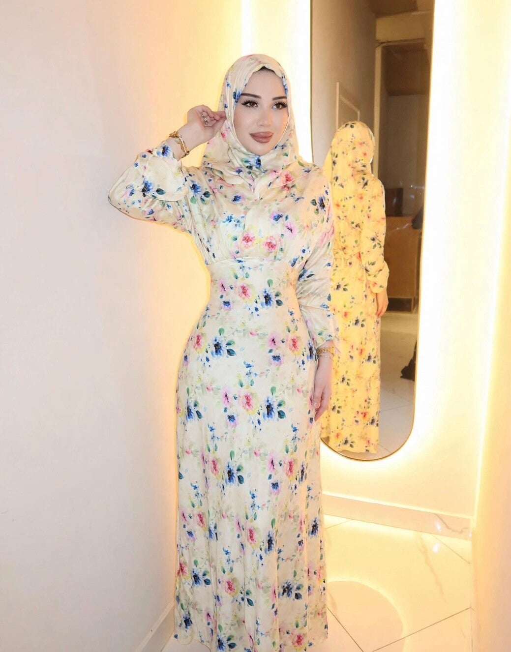 Dress With Scarf