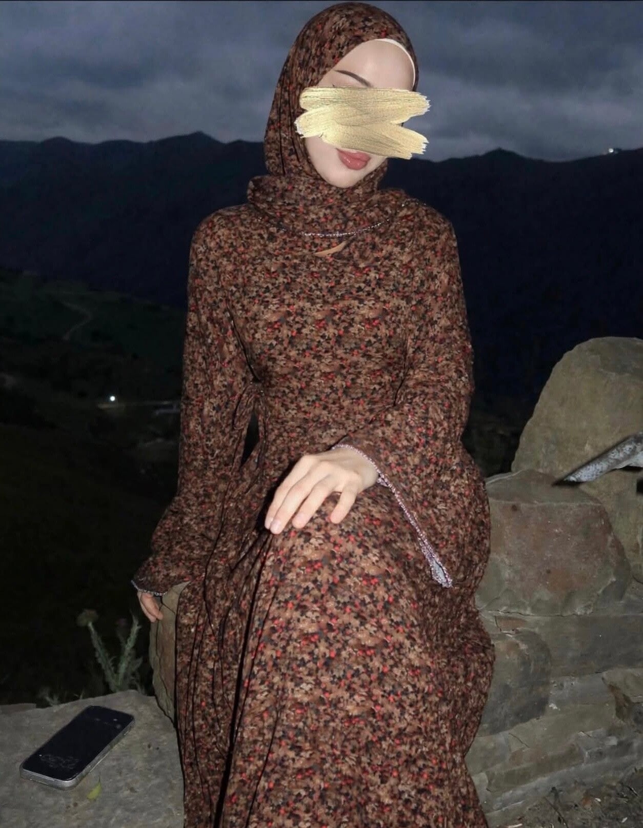 Dress With Scarf