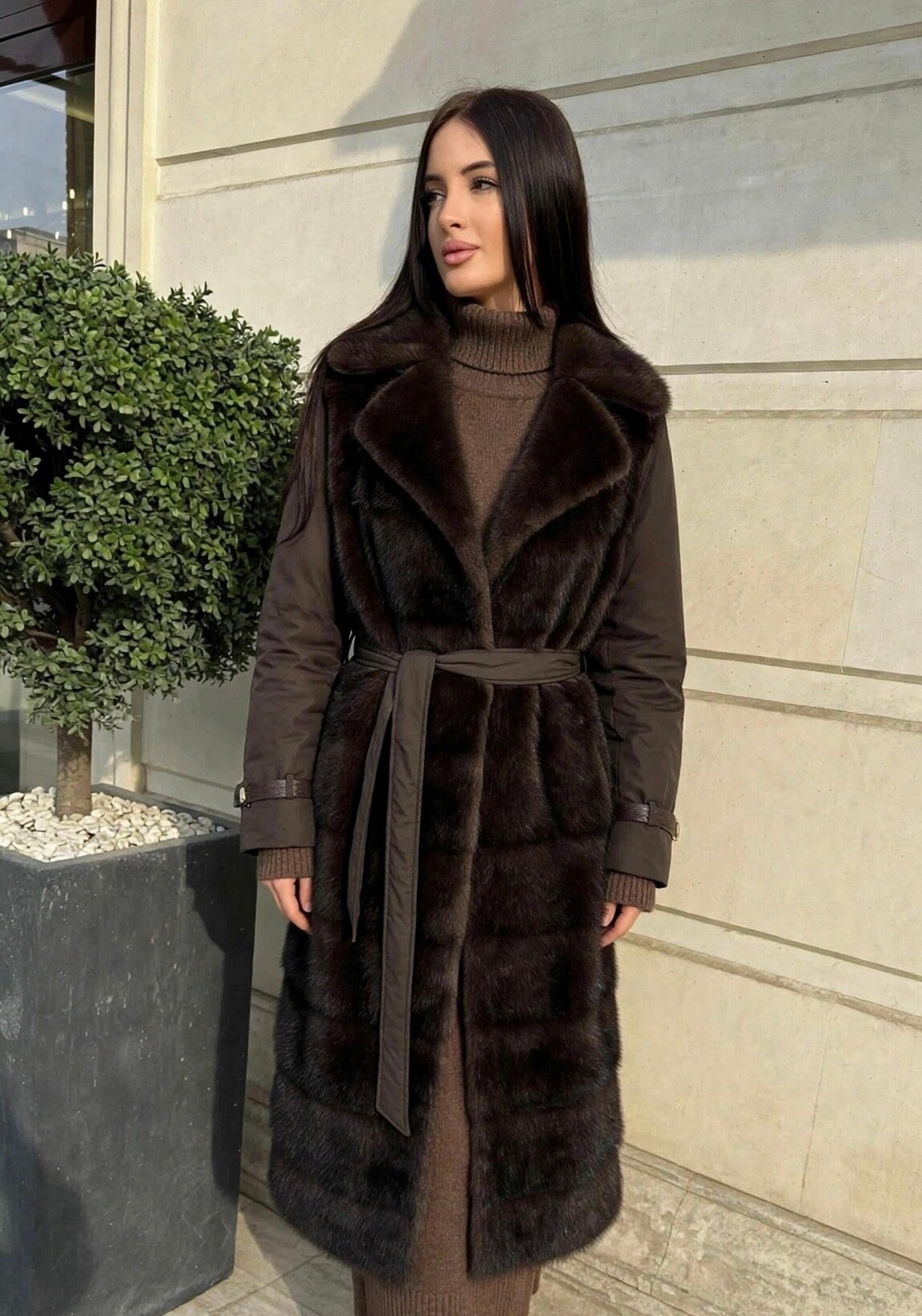 Faux Fur Coat