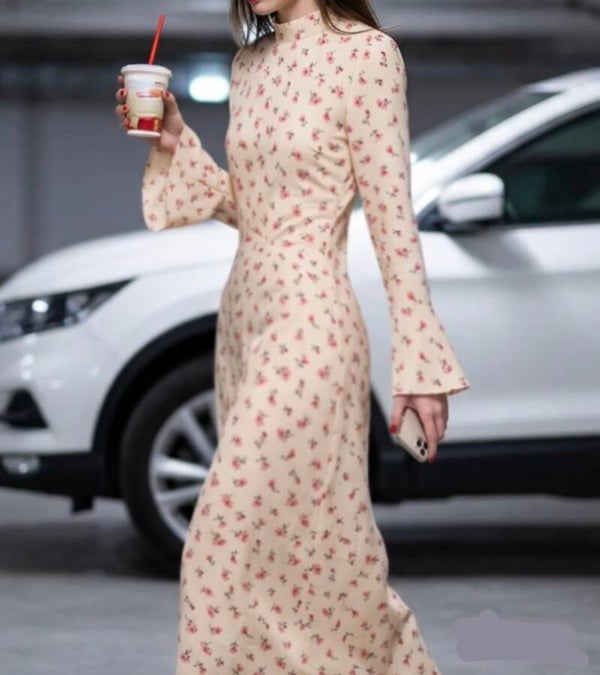 Maxidress with corset