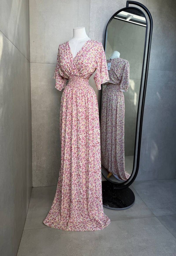 Maxi Dress short-sleeved