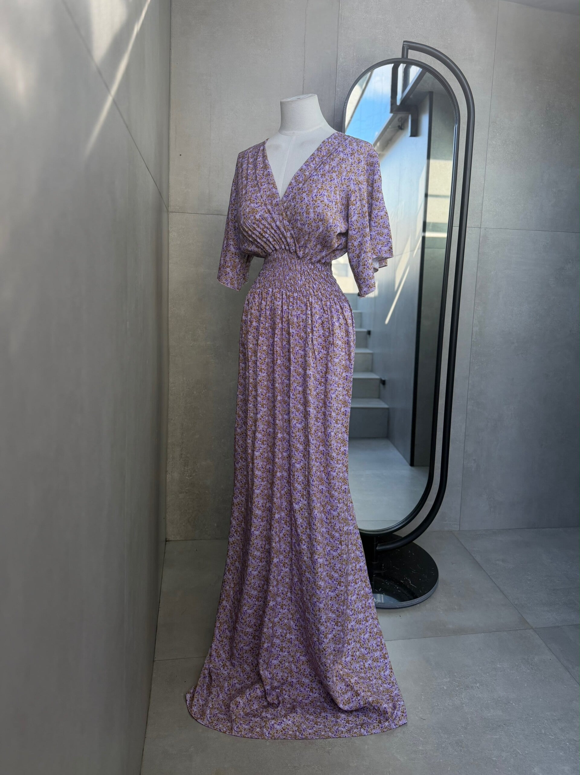Maxi Dress short-sleeved