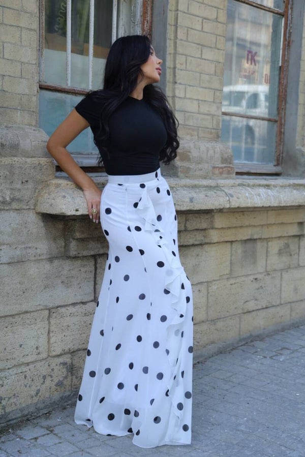 Maxi Skirt Polka