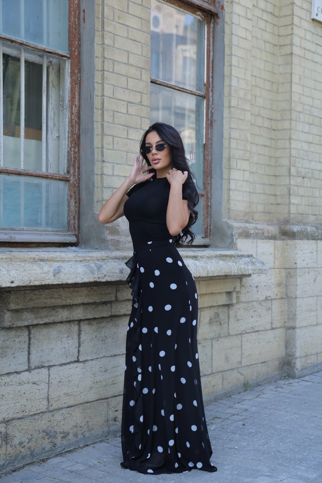Maxi Skirt Polka