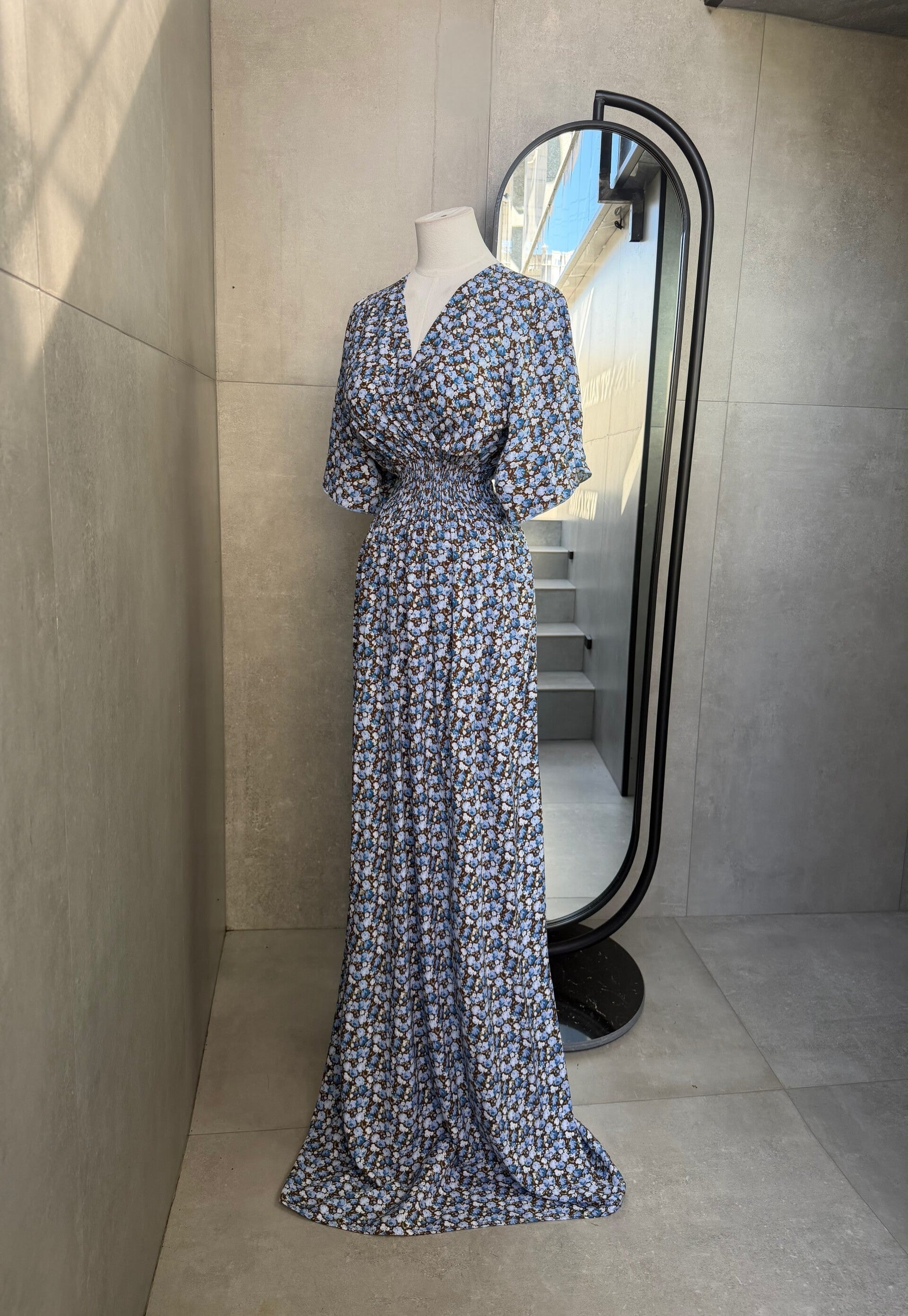 Maxi Dress short-sleeved