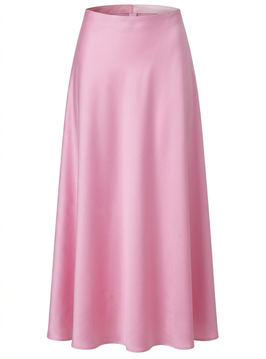 Maxi Satinrock pink
