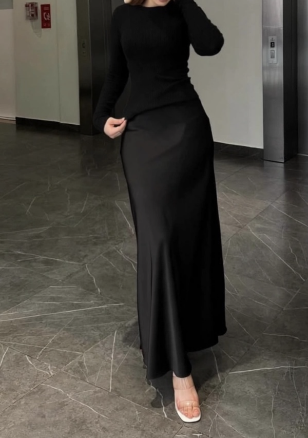 Maxi Skirt Satin