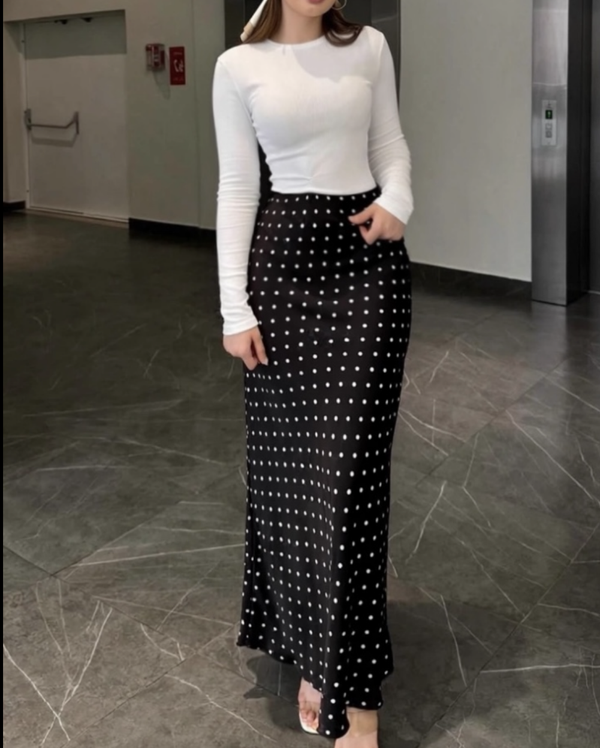 Maxi Skirt Satin