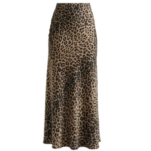 Maxi Satinrock Leoprint