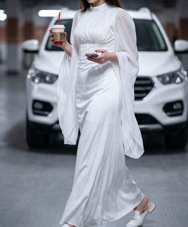 Maxidress with corset