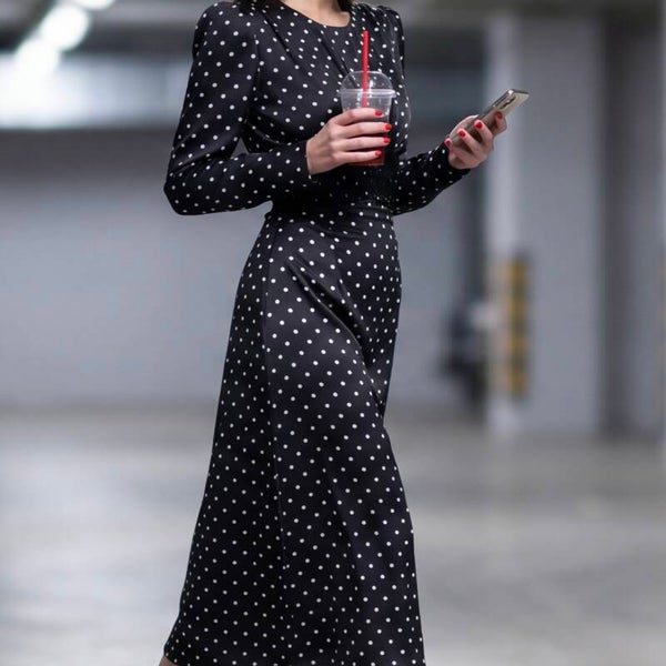 Maxidress Polka