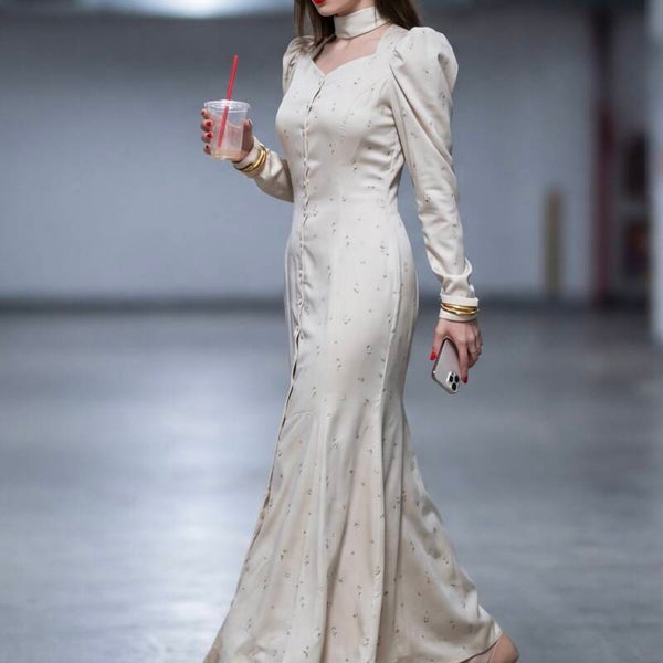 Maxidress with corset