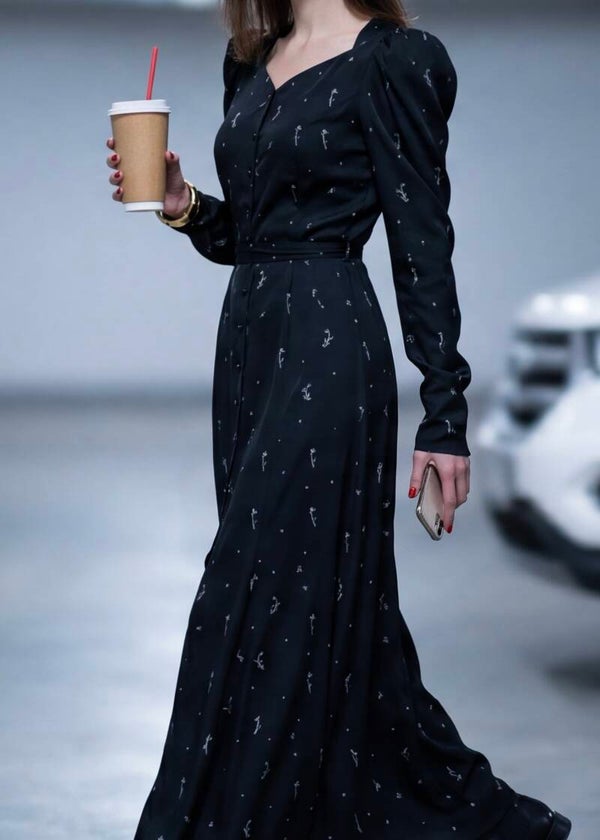 Maxidress with corset