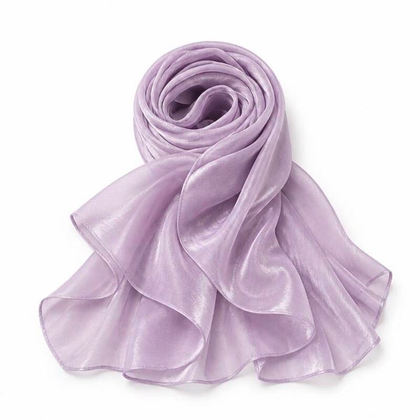Organza Headscarf lila