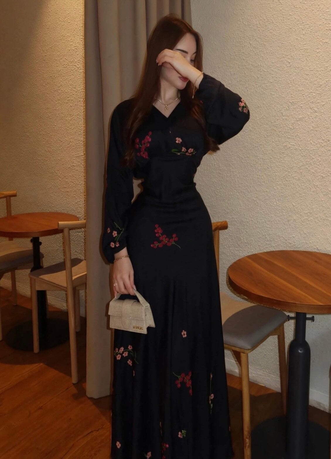 Dress With Scarf