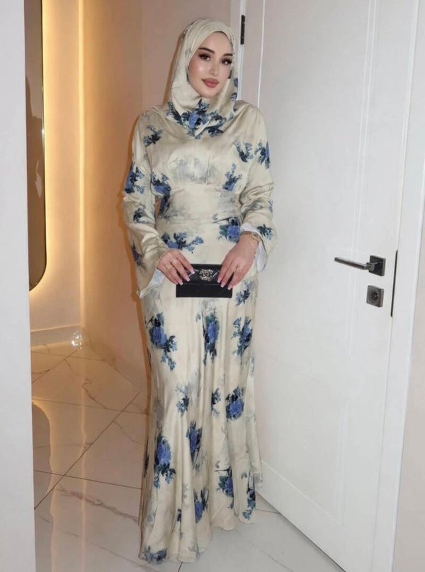 Dress With Scarf