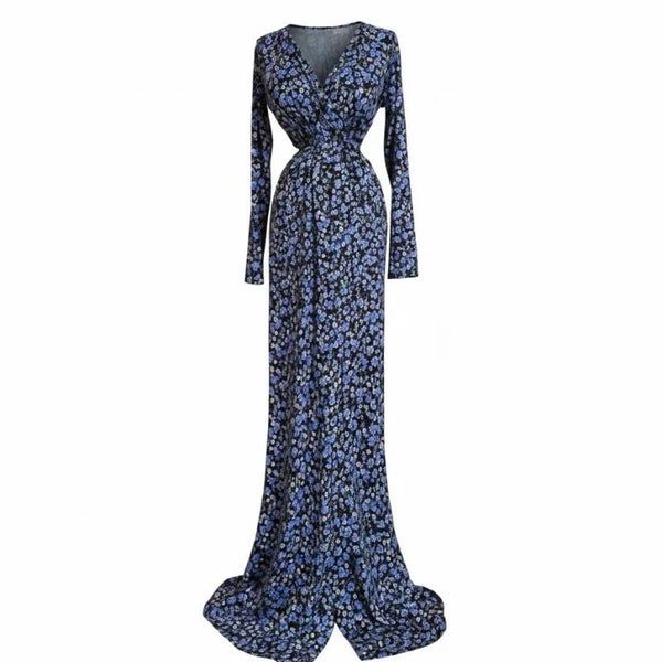 Wickelkleid gemustert