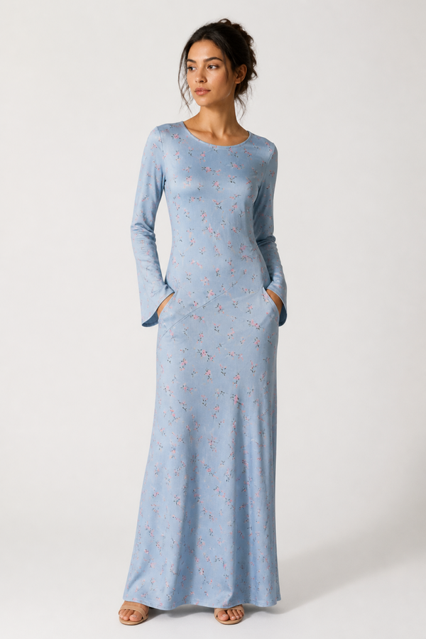 Maxi Satindress Flowers